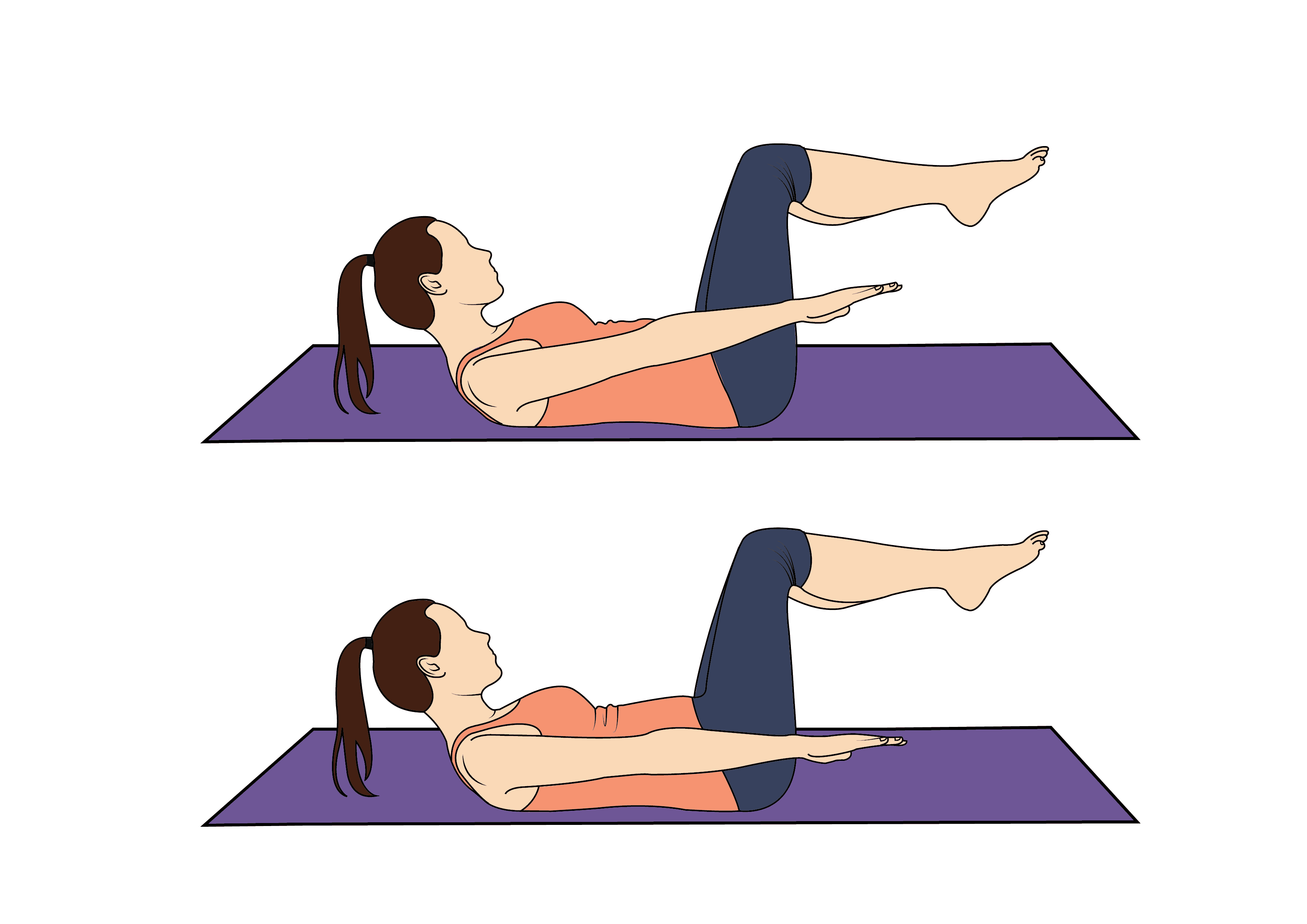 5 Effektive Pilates Grundubungen Einfach Zum Nachturnen